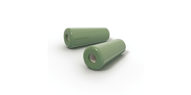 Bidbury&Co Alt Handles Ceramic Grn