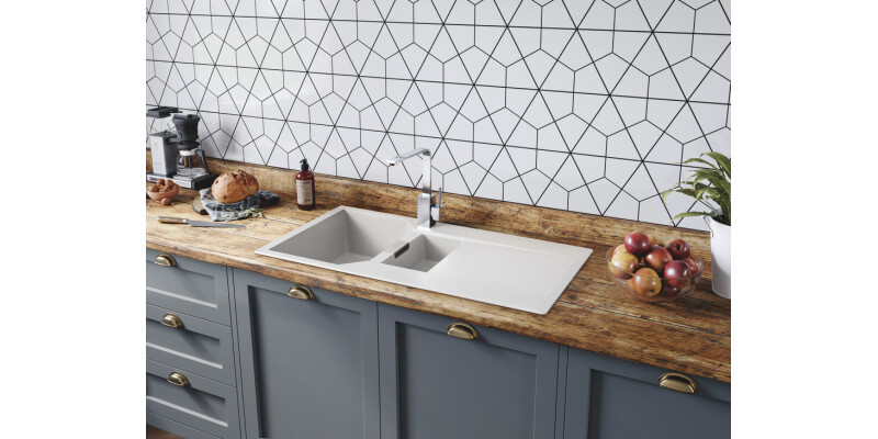 RM Mayon Ign MAY1052CW 1.5B Sink Wht