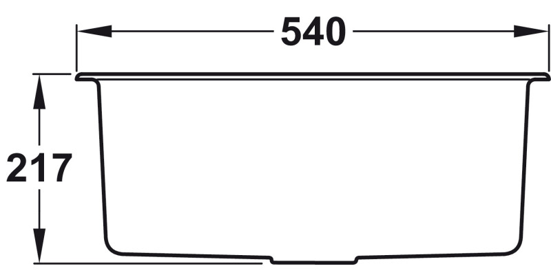 RM Oridian Ign ORIUN540CH�1.0B Sink�Blk