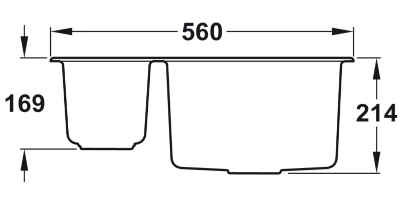 RM Oridian Ign ORIUN5602CH�1.5B�Sink Blk