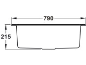RM Prato�PRA790CH�1.0B�Sink�UH Blk