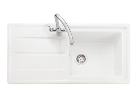 RM Arlington�CAR1051WH�1.0B Sink�Cer Wht