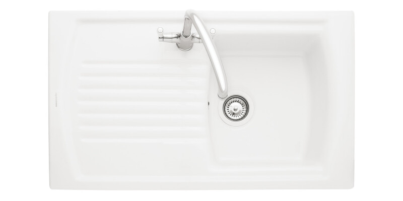 RM Tenby CTE8501WH 1.0B Sink Cer Wht