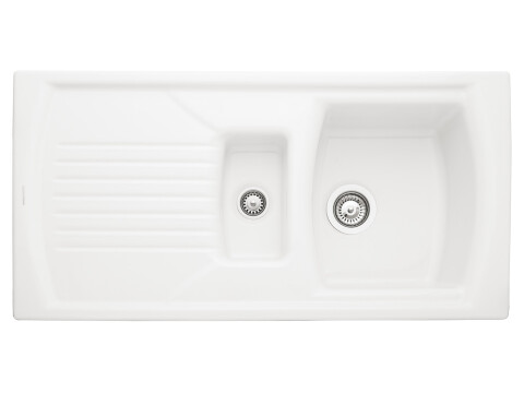 RM Tenby CTE10102WH 1.5B Sink Cer Wht