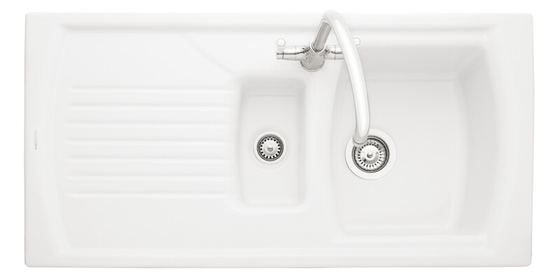 RM Tenby CTE10102WH 1.5B Sink Cer Wht
