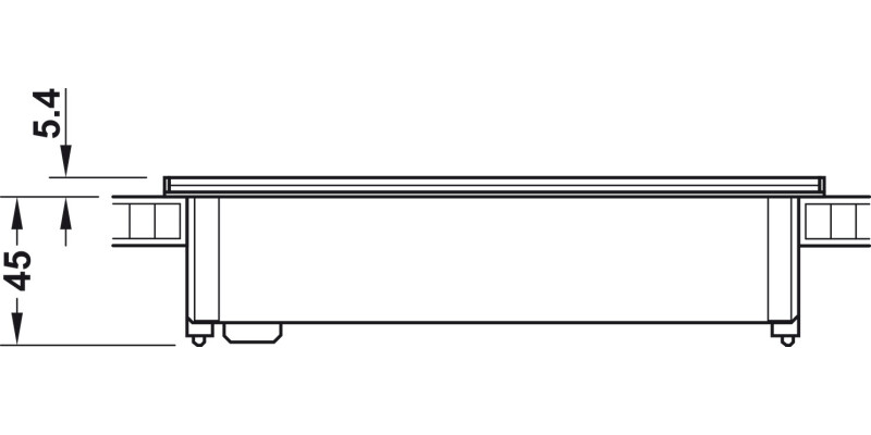 Kapsa S Cover Plt 201x70.5x5mm MB 9005