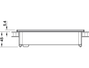 Kapsa S Cover Plt 201x70.5x5mm MB 9005