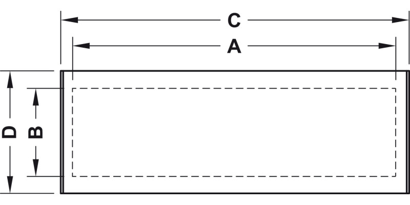 Kapsa XS Cover Plt 147x70.5x5mm SSE
