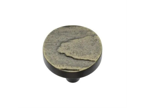 M.Marcus Heritage Brass Round Pine Cupboard Knob