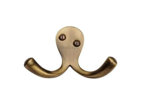M.Marcus Heritage Brass Double Robe Hook