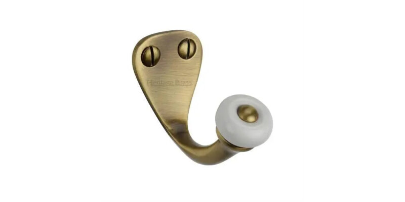 M.Marcus Heritage Brass Traditional Single Robe Hook