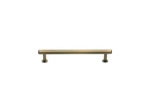 M.Marcus Heritage Brass Hexagonal Cupboard Handle with Roses