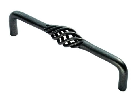 Carlisle Brass Fingertip Design Steel Cage Cupboard Handle
