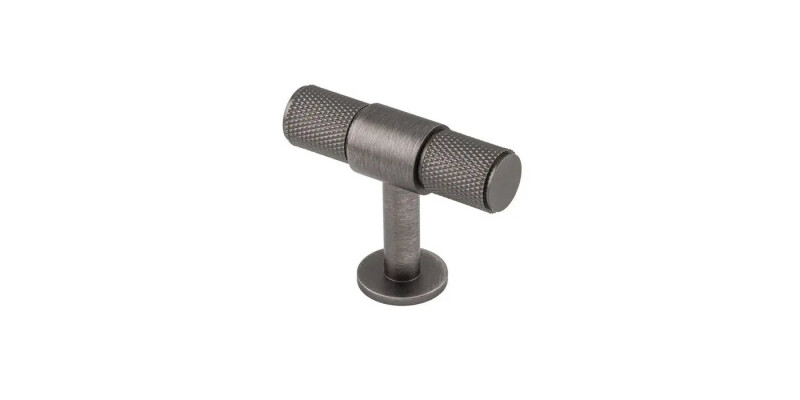 Carlisle Brass Fingertip Design Knurled T-bar Cupboard Knob