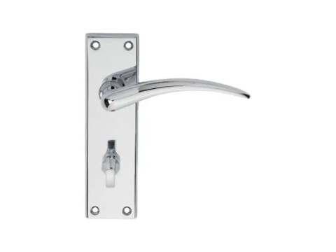 Carlisle Brass Wing Victorian Door Handle on Backplate - Pair
