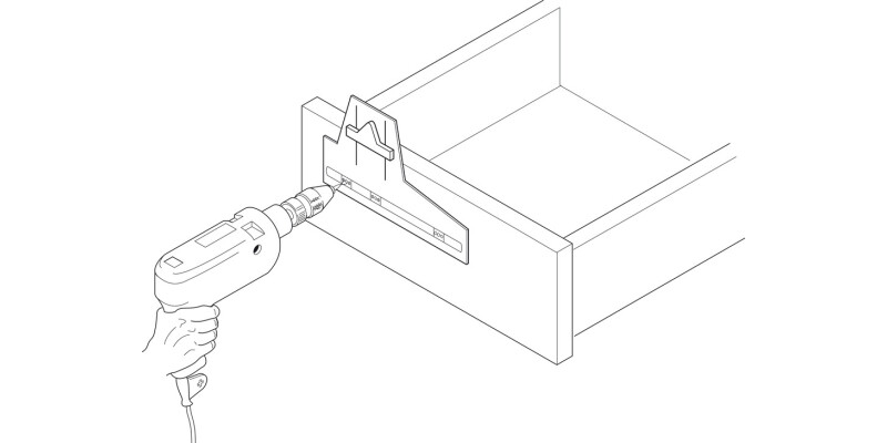 Handle And Knob Drilling Jig