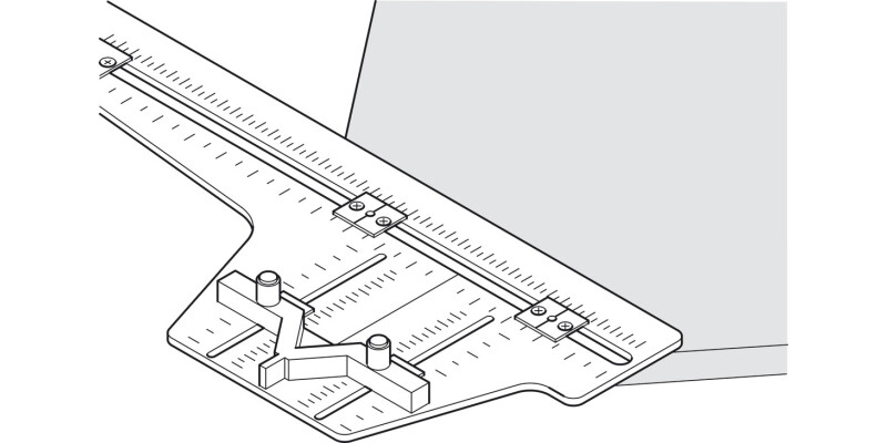 Handle And Knob Drilling Jig