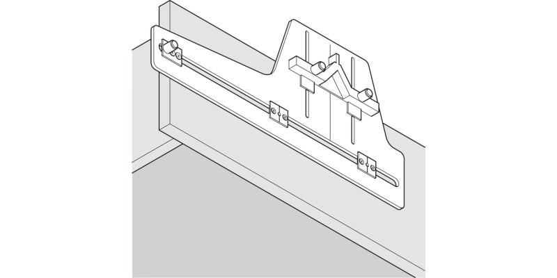 Handle And Knob Drilling Jig