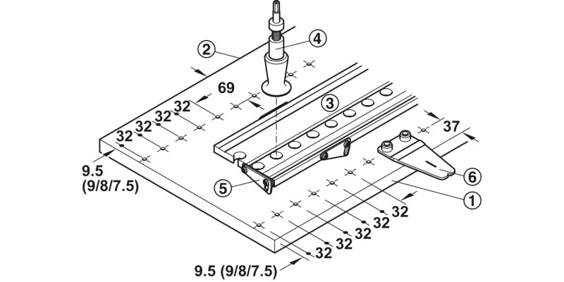 Ixconnect Drill Jig Variantool-N 1172mm