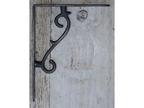 Cottingham - Scroll Shelf Bracket – Antique Iron