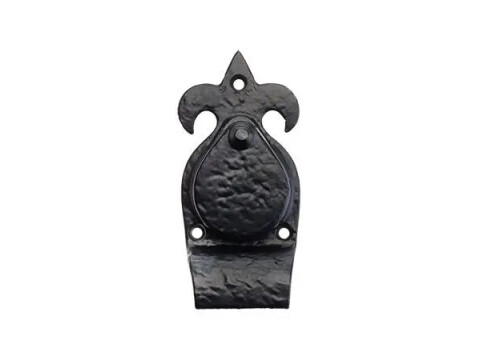Fleur De Lys Cylinder Cover - Black Antique