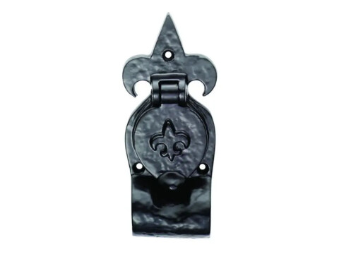 Ludlow Foundries - Fleur De Lys Rim Cylinder Pull - Black Antique