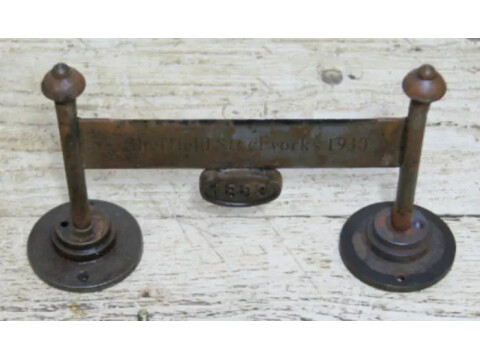 Cottingham - 1883 Boot Scraper - Antique Iron
