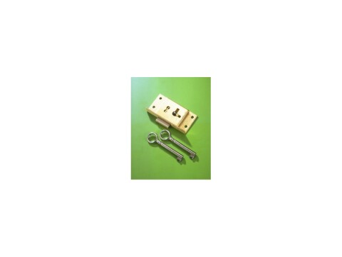 NO.22C 1 LEVER BRASS CUT CUPBOARD LOCK