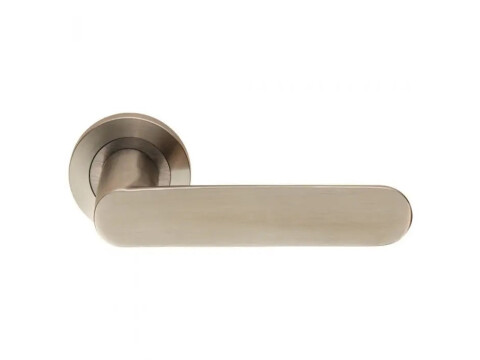 SWL Parigi Door Handle on Rose - Satin Stainless Steel