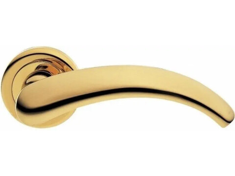 Manital Matrix Lever Handle on Rose - Pair