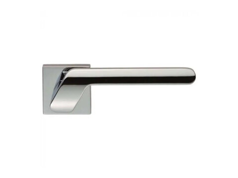 Mono Door Handle on Square Rose - Pair