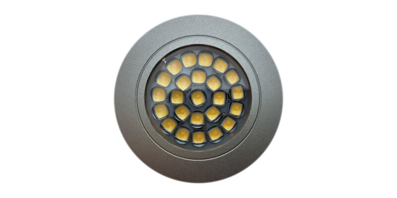 Twilight Circular Downlight - Silver - Clear 3K