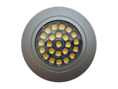 Twilight Circular Downlight - Silver - Clear 3K