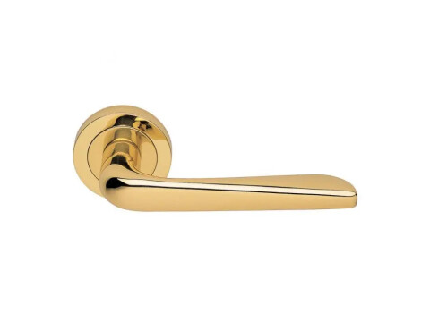 Manital Petra Door Handle on Rose - Pair