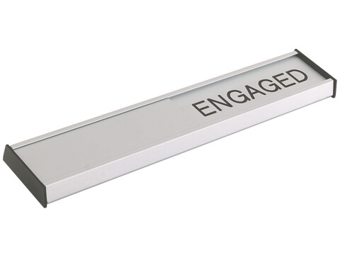 Sign 204x41mm-VACANT/ENGAGED SAA