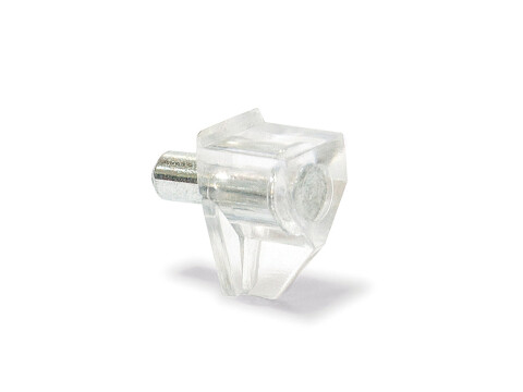 BS2006 Transparent Shelf Support with Pin