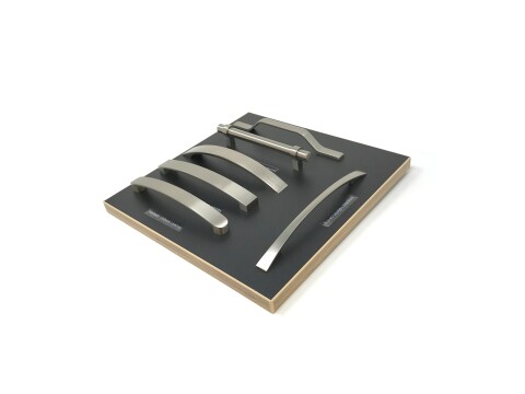 MC5002 Handle Board 2 - Brushed Nickel Kitchen Handles