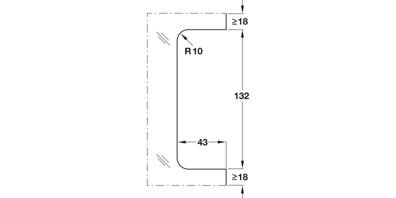 Startec PatchFit Centre Strike for Lock