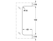 Startec PatchFit Centre Strike for Lock