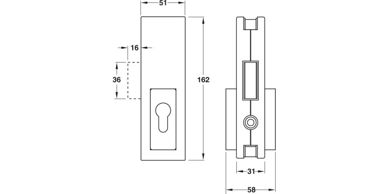 Startec PatchFit Lock w Pro Cyl MSS
