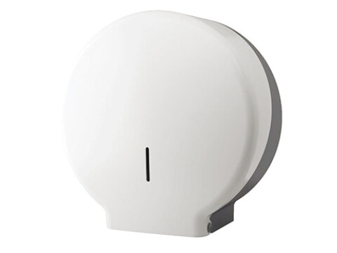 Mini Jumbo Toilet Roll Dispenser Wht ABS
