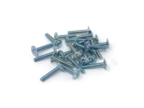 KD8013 M4 22mm Handle Screw, Flat Head with Combi-Cross Slot