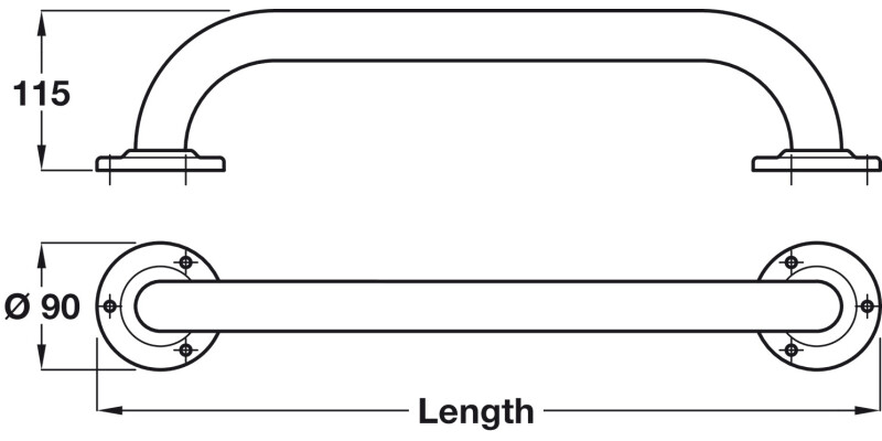 Nyma Pro Doc M Pack Toilet FitSet 600mm