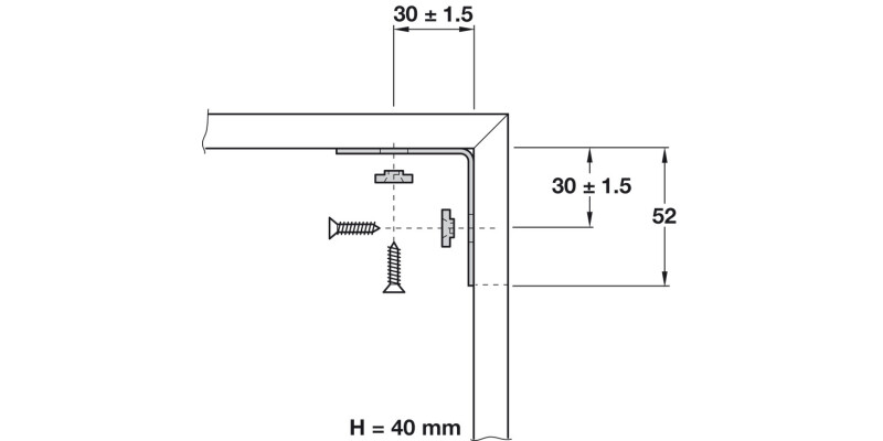 PBA Cub/Brd 316L Angle Bracket SSS