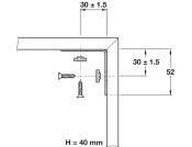 PBA Cub/Brd 316L Angle Bracket SSS