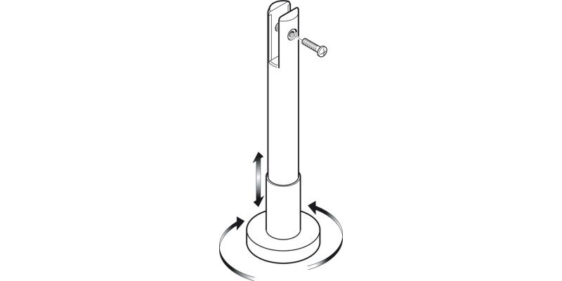 PBA Cub/Brd 316L Adj Foot Supp SSS