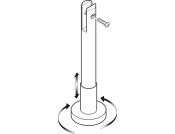 PBA Cub/Brd 316L Adj Foot Supp SSS