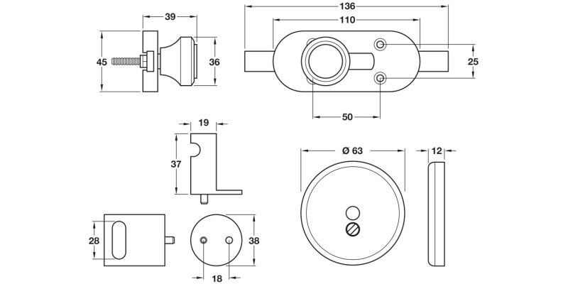 Indicator Bolt Set SAA