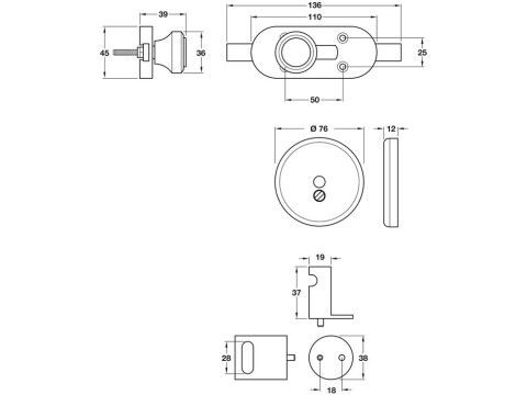 Indicator Bolt Set SAA