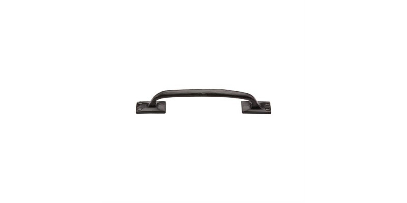 Black Iron Offset Cabinet Pull Handle